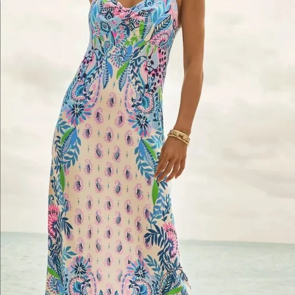 Lilly Pulitzer | Dresses | Lilly Pulitzer Ambria Maxi Dress Macadamia Haute  Cature Maxi Dress Nwt | Poshmark